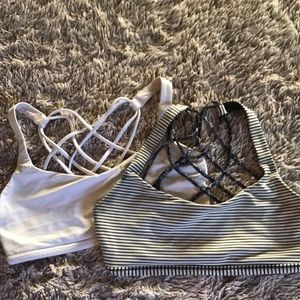 Sports Bras S/M Both size 6